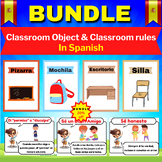 BUNDLE Classroom Object Printable & (Classroom rules with 