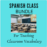 BUNDLE: Classroom Vocabulary / Vocabulario de la Clase for