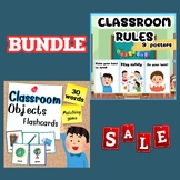 BUNDLE! Classroom rules and classroom words for classroom decor