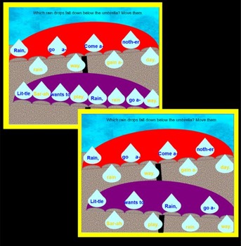 Preview of BUNDLE-Cobbler Cobbler, Rain Rain, Bee Bee (high / low, beat) Smartboard