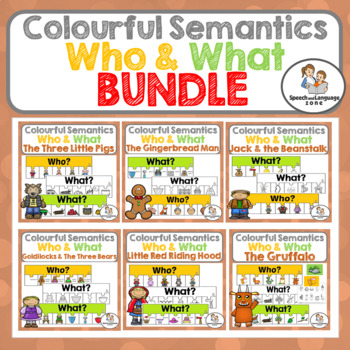 Preview of BUNDLE Colourful Semantics Flipbooks and Stickboards