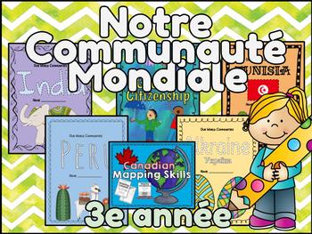 Preview of BUNDLE - Communautés du monde - Grade 3 Social Studies