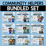 Community Helpers Social Studies Book Bundle - Interactive