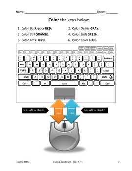 Microsoft Word 2010. Worksheets For Elementary Students. by Creative STEM