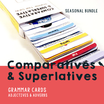 Preview of BUNDLE Comparatives and Superlatives Adjectives for Speech Therapy 20% off