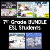 7th grade Complete Lessons BUNDLE - for ESL students