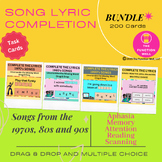 BUNDLE Complete the Lyrics to 1970s, 80s & 90s Songs - Aph