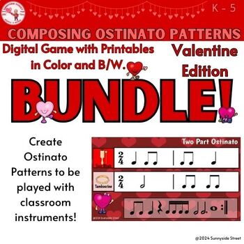 Preview of BUNDLE!  Composing Ostinatos for Classroom Instruments BUNDLE!