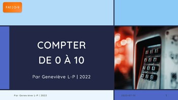 Preview of BUNDLE Compter de 0 à 10 (FA1 | O-9)