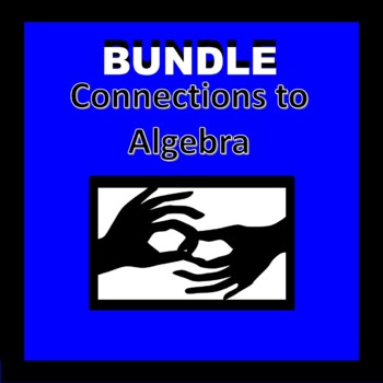 Preview of BUNDLE:  Connecting to Algebra with DISTANCE LEARNING  No-prep