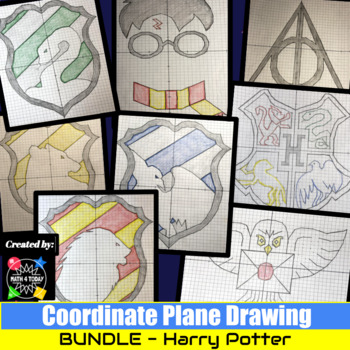 Preview of BUNDLE - Coordinate Drawings - Harry Potter