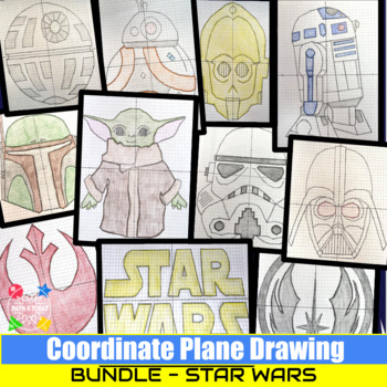 Preview of BUNDLE - Coordinate Drawings - Star Wars