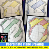 BUNDLE-Coordinate Plane Drawing - HOGWARTS HOUSE CREST