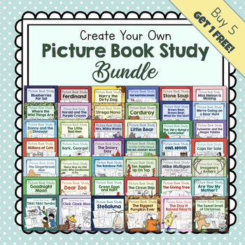 Preview of BUNDLE: Create Your Own Picture Book Study | You Pick 5 and Get One Free