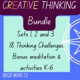 BUNDLE! Creative Thinking Challenge Sets 1-3 Gifted and Ta