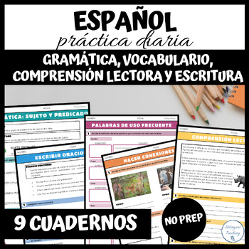 Preview of BUNDLE Cuadernos español - Spanish Notebooks