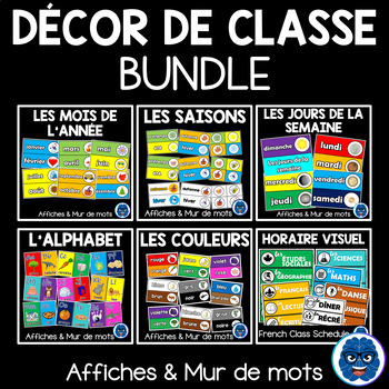Preview of BUNDLE: Décor de classe // French Classroom Decor