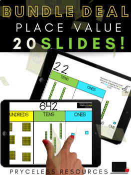 Preview of BUNDLE DEAL | Place Value | Making Hundreds, Tens & Ones | Distance Learning