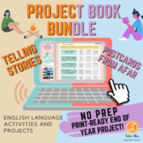 BUNDLE! DIGITAL WRITING PROJECTS: Story and Postcard - Eng