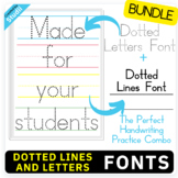 Handwriting Practice Fonts Bundle