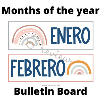 BUNDLE Days of the Week and Months in Spanish Quiz, Digital Calendar &  Labels