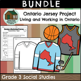 BUNDLE: Ontario Regions Jersey Project (Grade 3 Social Studies)