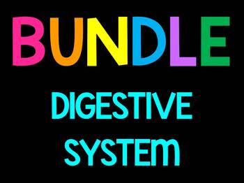 Preview of BUNDLE : Digestive System Flipbooks / Minibooks
