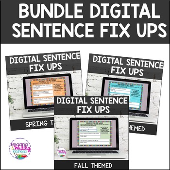 Preview of BUNDLE Digital Sentence Editing for Google Drive 