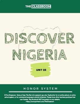 Preview of BUNDLE - Discover Nigeria - culture, music, food, independence, etc
