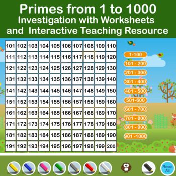 Preview of Prime and Composite Numbers BUNDLE
