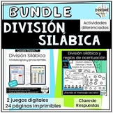 BUNDLE División Silábica con Actividades Diferenciadas Dig