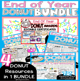 BUNDLE Donut End of Year Awards and Activities