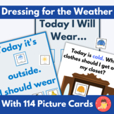 BUNDLE Dressing Picture Cards Boards | Clothing for the We
