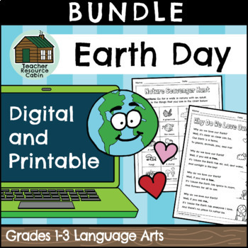Preview of BUNDLE: Earth Day Activities (Grade 1-3)