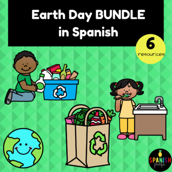 Preview of BUNDLE: Earth Day Activities in Spanish (activitidades dia de la Tierra)