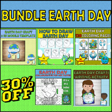 BUNDLE Earth Day Holiday Craft , coloring , drawing, colla