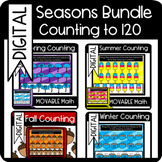 Counting 1-120 Seasons BUNDLE: Moveable Math: Google Classroom