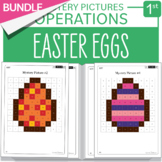 BUNDLE Easter Eggs Little Math Mystery Pictures Grade 1 Ad