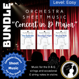 BUNDLE: Easy Orchestra Sheet Music - "Concert in D Major"