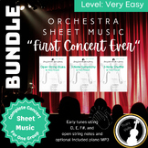 BUNDLE: Easy Orchestra Sheet Music - "First Concert Ever"