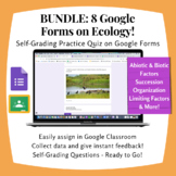 BUNDLE: Ecology Digital Quizzes - Biotic, Succesion, Symbi