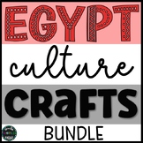 BUNDLE Egypt Crafts pyramid pharaoh PACK Manualidades Egip