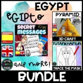 BUNDLE Egypt activities pyramid pharaoh PACK actividades E