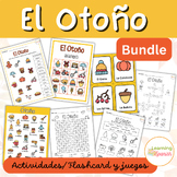 BUNDLE El Otoño | Autumn in Spanish | Games and Activities