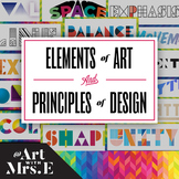 BUNDLE | Elements of Art & Principles of Design | Classroo