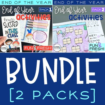 Preview of BUNDLE End of the Year Activities: Fun & Fresh! {2 Packs}