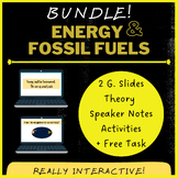 BUNDLE: Energy, fossil fuels and electricity - Lesson plan