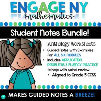Preview of BUNDLE!!! Engage New York Student Guided Notes