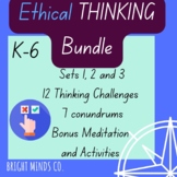 BUNDLE: Ethical Thinking Challenges: Gifted and Talented  