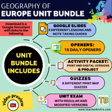BUNDLE: European World Geography